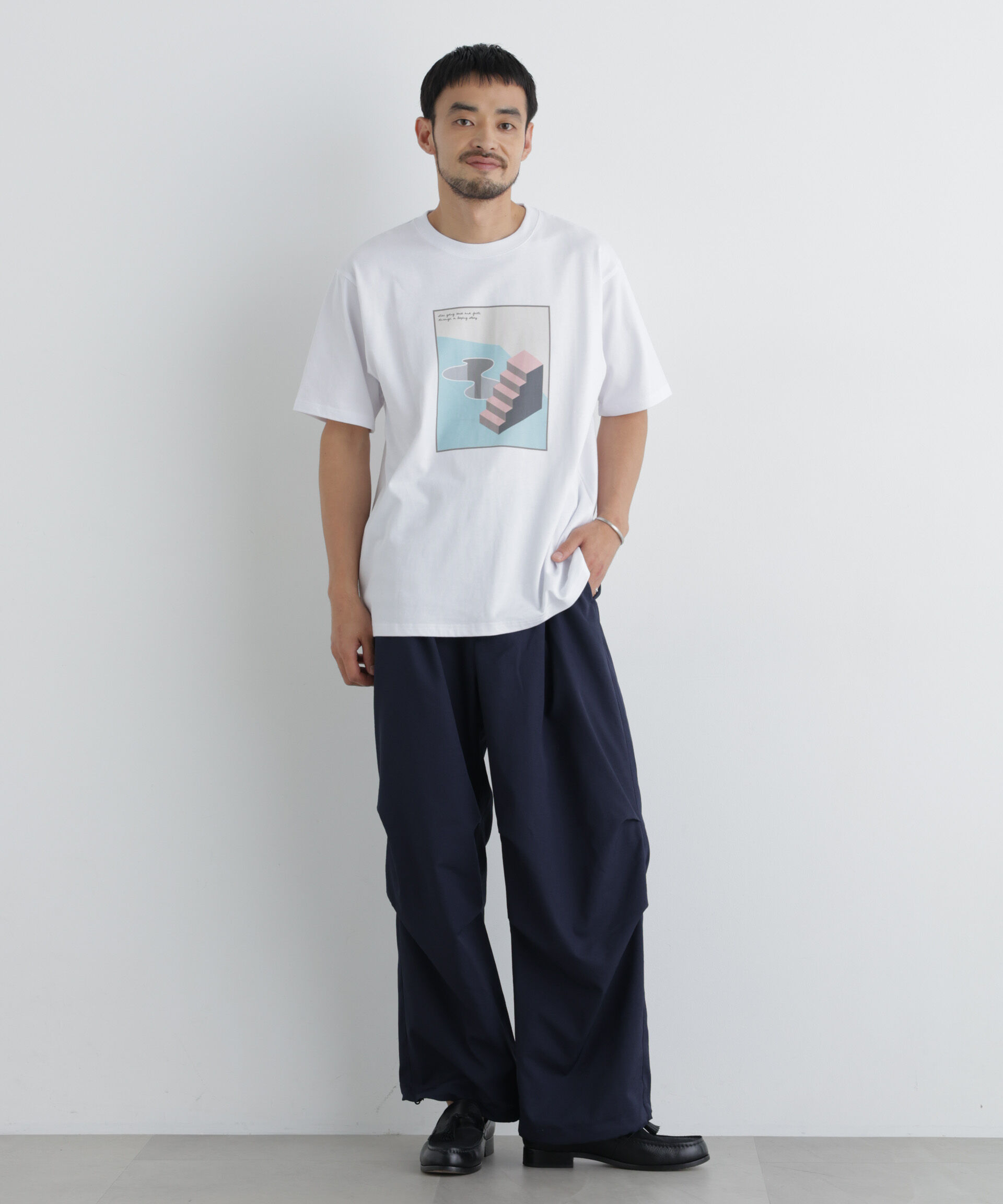 NANO universe「ORIGINAL GALLERY Tシャツ 半袖 4」|Tシャツ・カットソー|