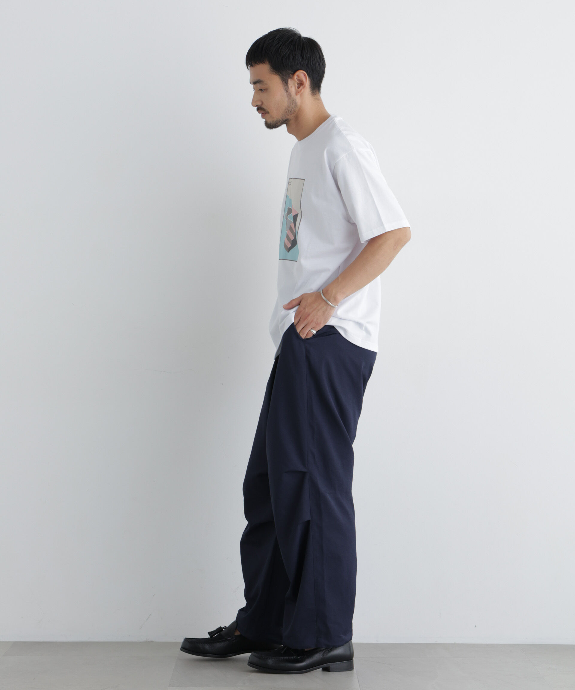 NANO universe「ORIGINAL GALLERY Tシャツ 半袖 4」|Tシャツ・カットソー|