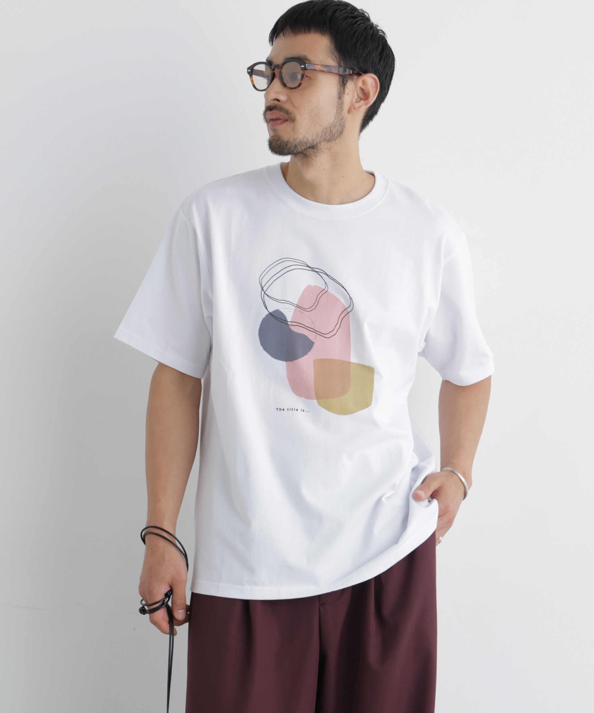 NANO universe「ORIGINAL GALLERY Tシャツ 半袖 4」|Tシャツ・カットソー|