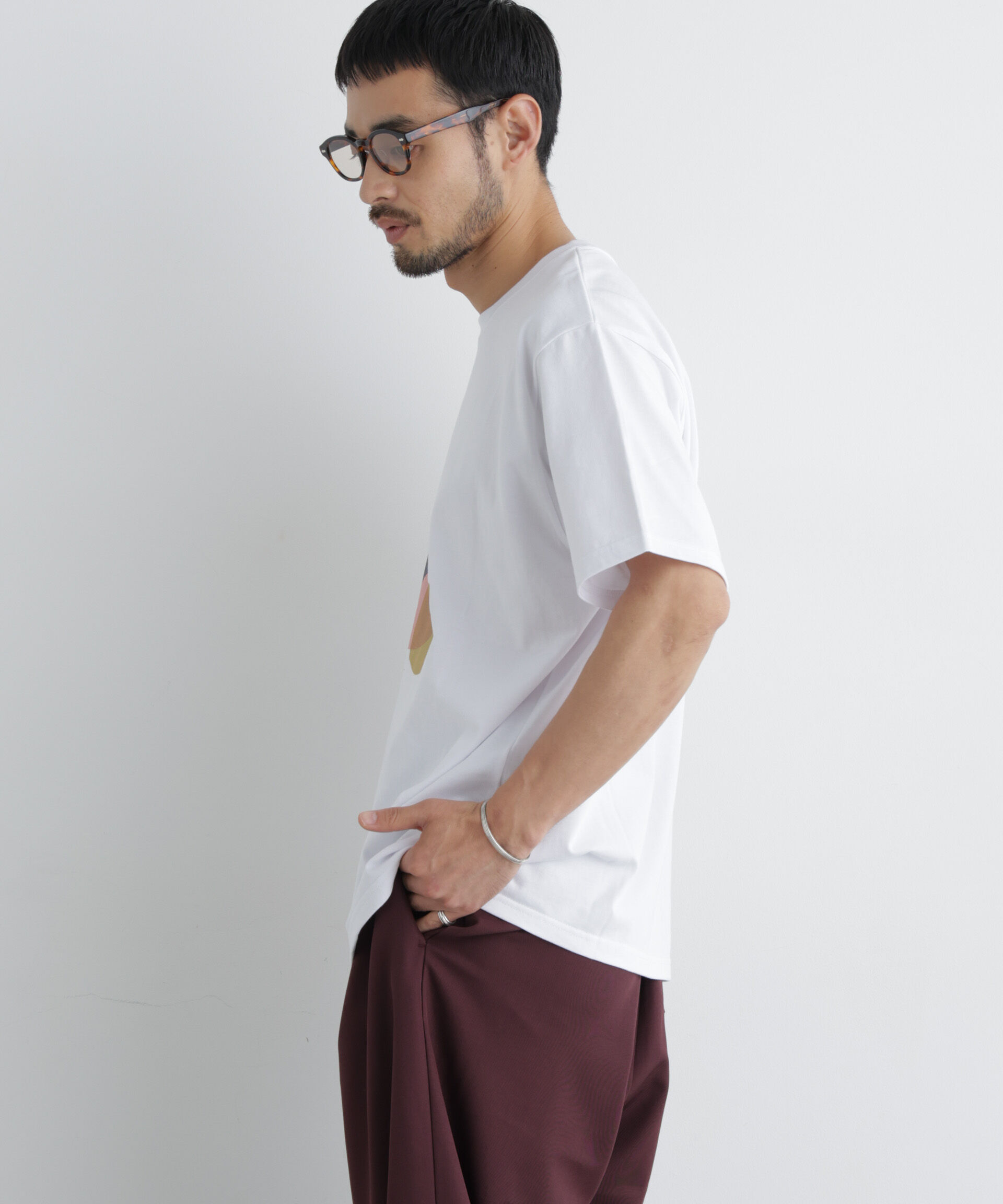 NANO universe「ORIGINAL GALLERY Tシャツ 半袖 4」|Tシャツ・カットソー|