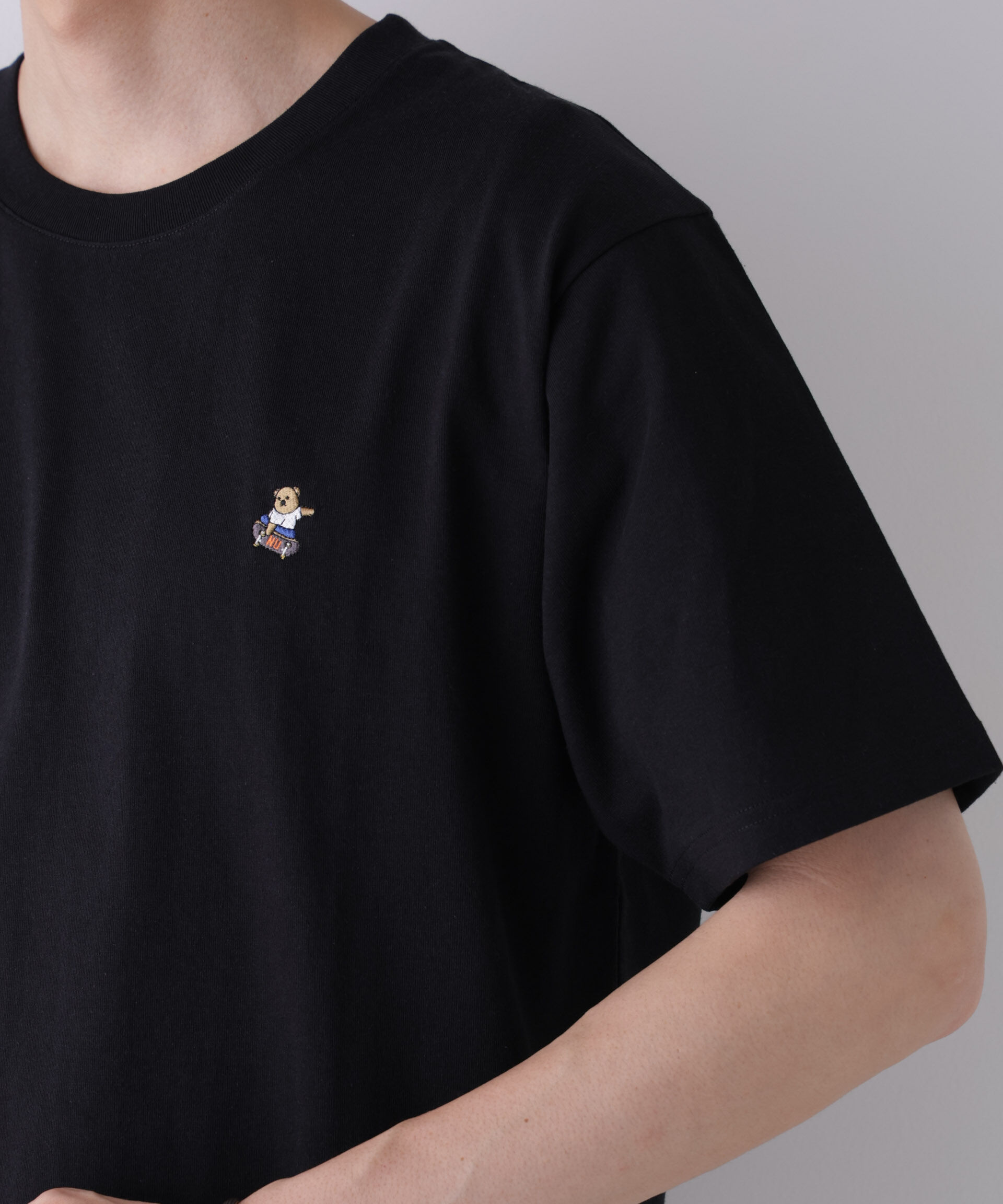 NANO universe「ナノベアCOOL Tシャツ 半袖1  SK8」|Tシャツ・カットソー|
