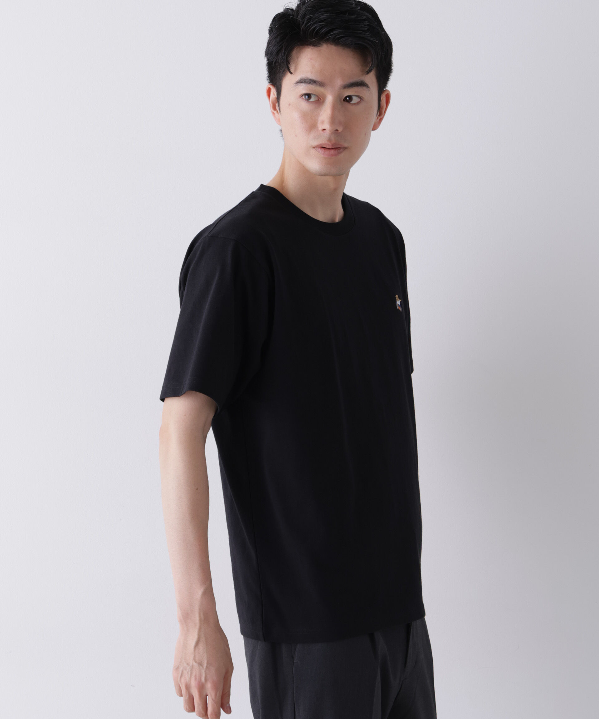 NANO universe「ナノベアCOOL Tシャツ 半袖1  SK8」|Tシャツ・カットソー|