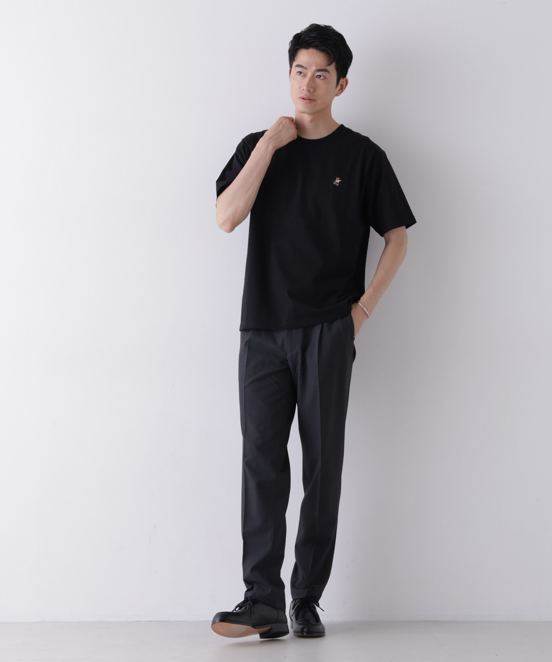 NANO universe「ナノベアCOOL Tシャツ 半袖1  SK8」|Tシャツ・カットソー|