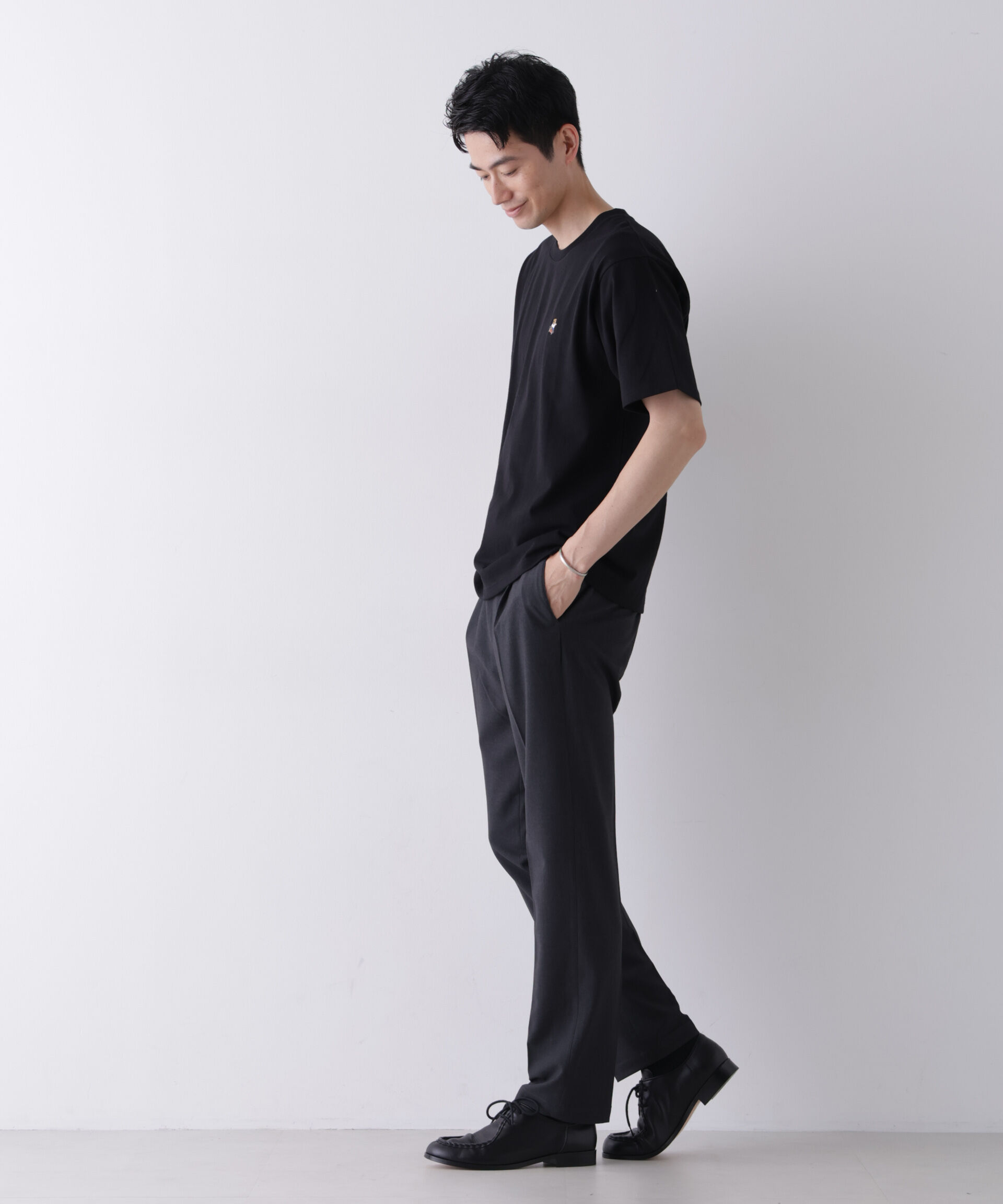 NANO universe「ナノベアCOOL Tシャツ 半袖1  SK8」|Tシャツ・カットソー|