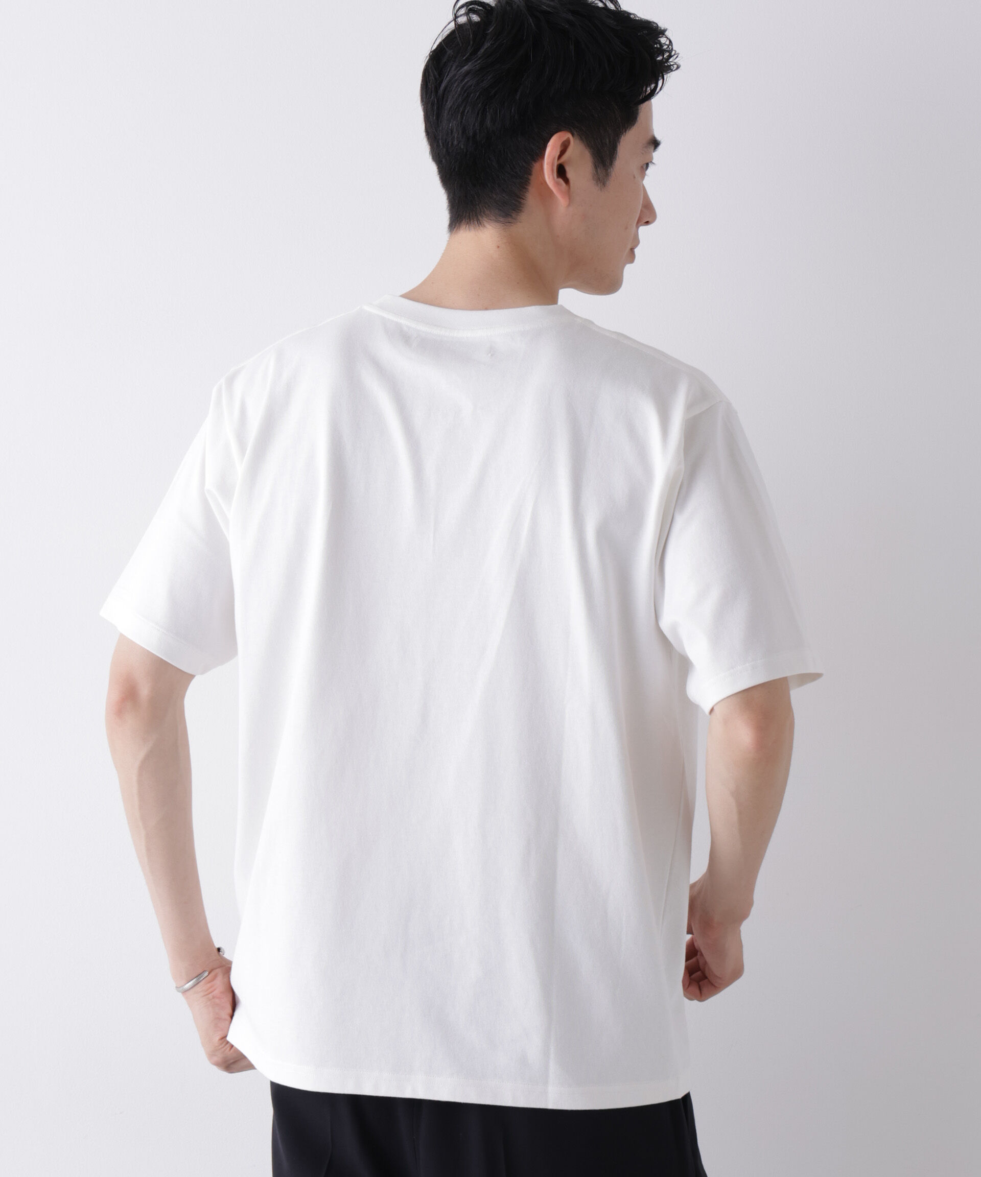 NANO universe「ナノベアCOOL Tシャツ 半袖1  SK8」|Tシャツ・カットソー|