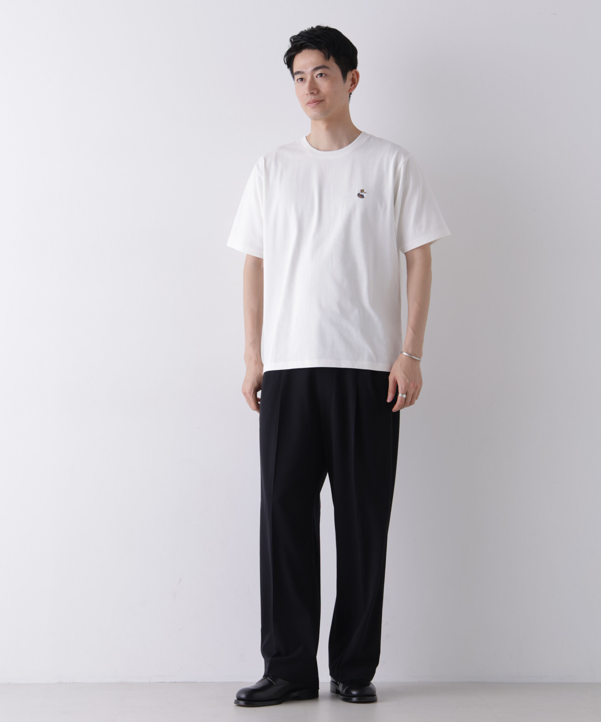NANO universe「ナノベアCOOL Tシャツ 半袖1  SK8」|Tシャツ・カットソー|