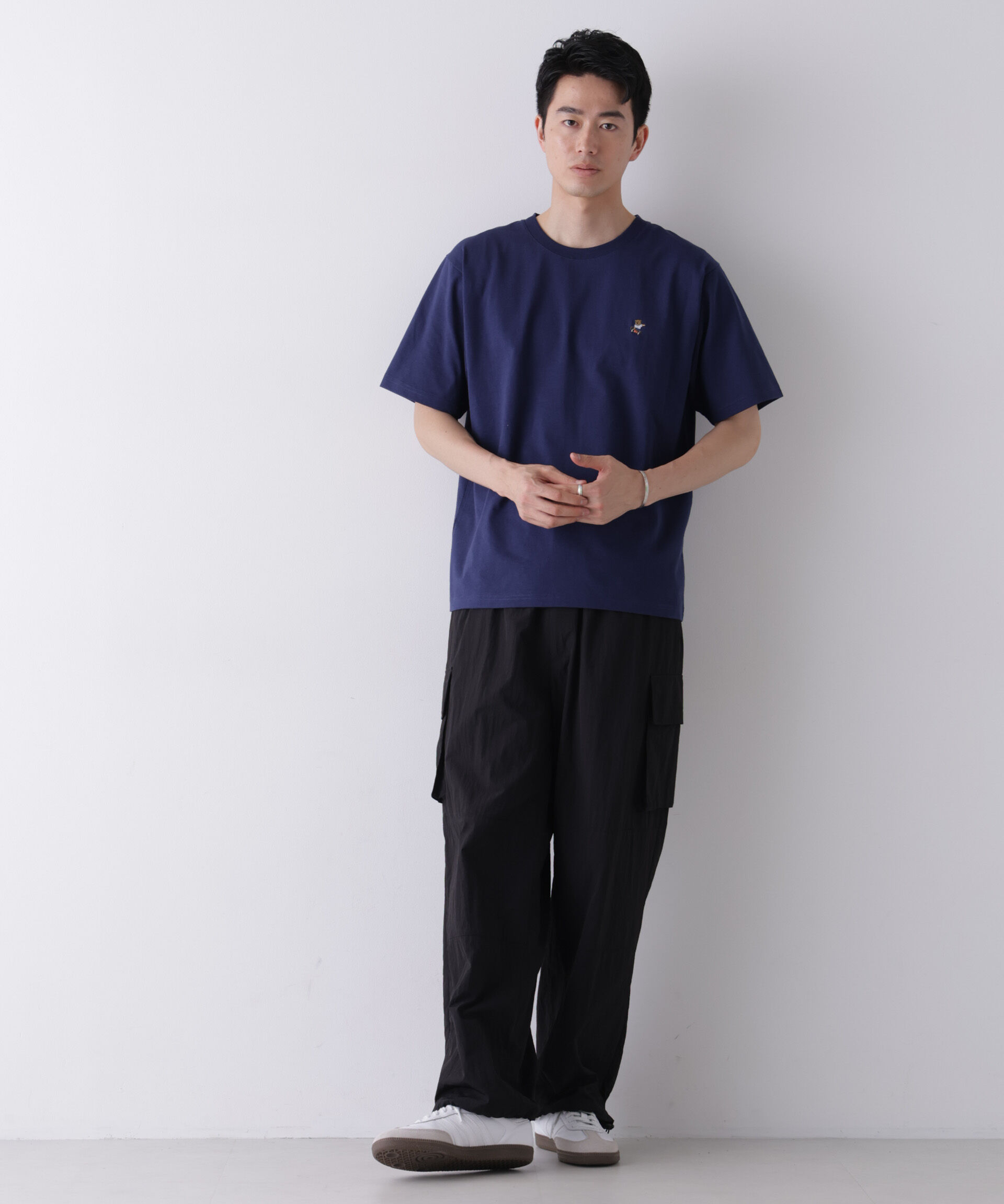 NANO universe「ナノベアCOOL Tシャツ 半袖1  SK8」|Tシャツ・カットソー|