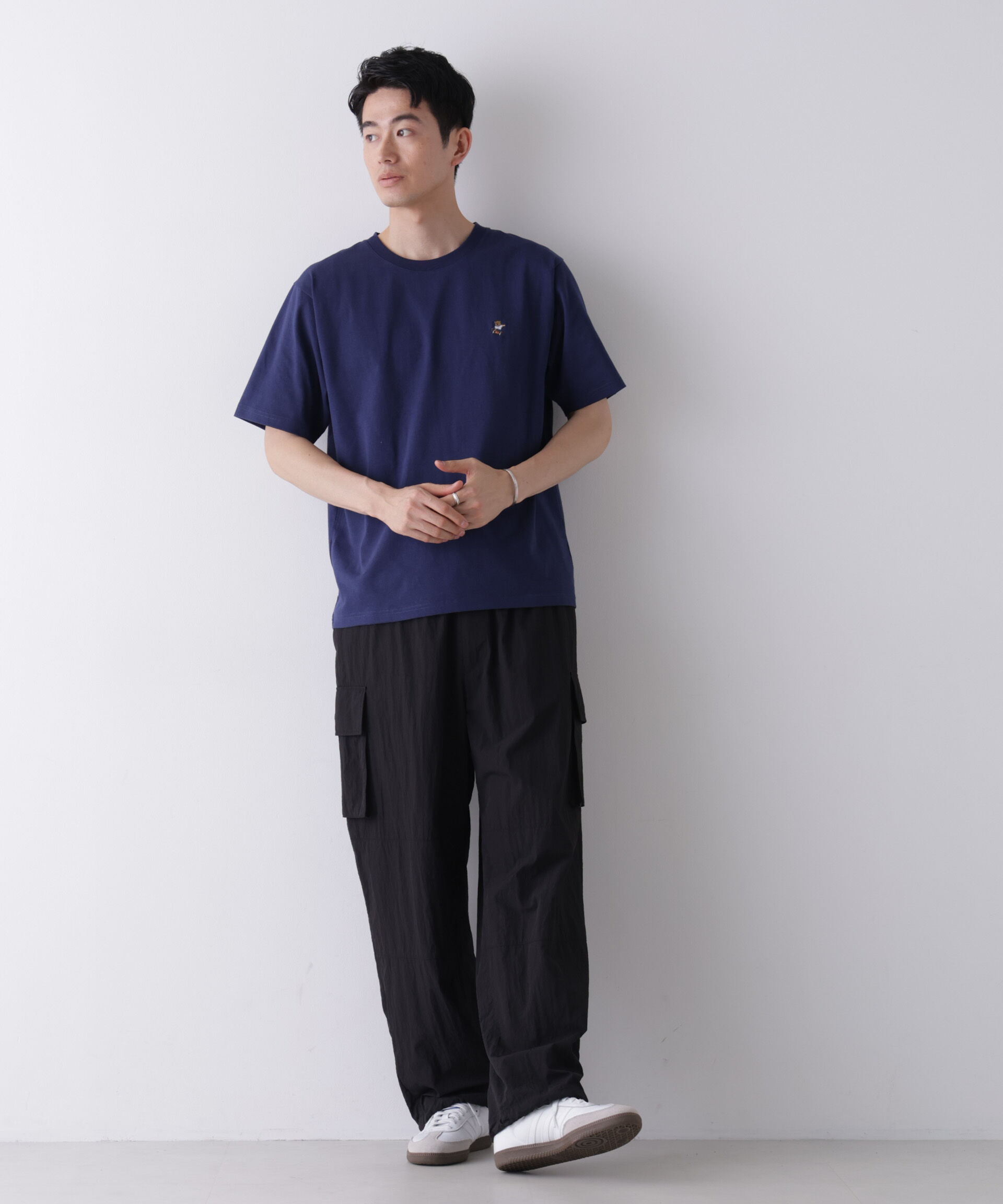 NANO universe「ナノベアCOOL Tシャツ 半袖1  SK8」|Tシャツ・カットソー|