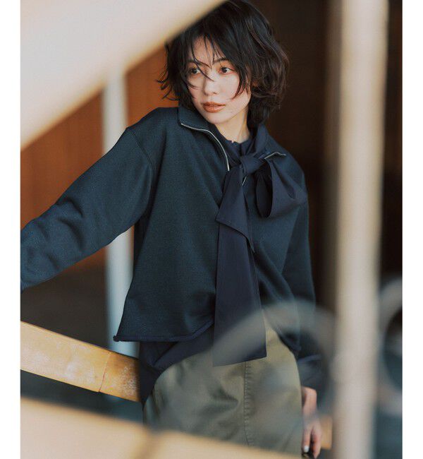 23区「【滝沢眞規子さん着用/Oggi・VERY掲載】ストレッチライトタイプライター 2WAY ボウタイブラウス」|シャツ・ブラウス|