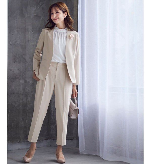 ANY SIS「【セットアップ対応】セレモニーダブルクロス テーパードパンツ」|その他|