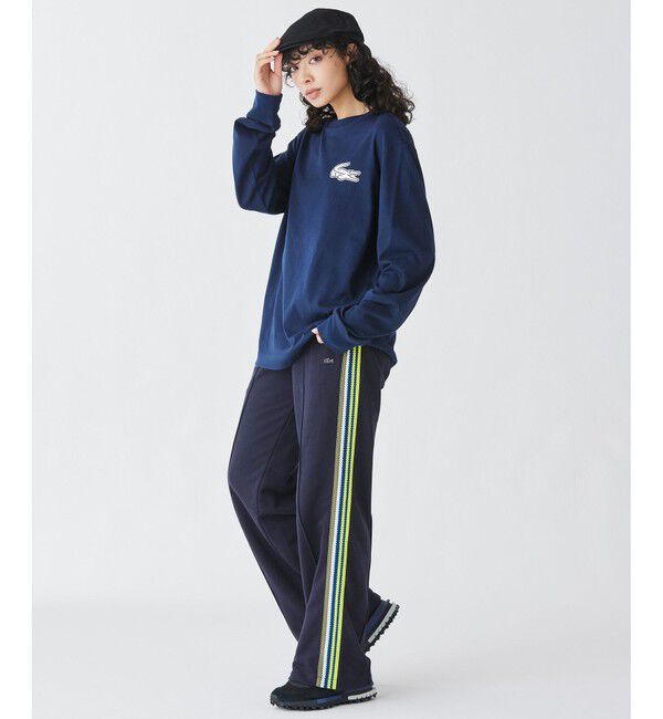LACOSTE「【オンライン限定】LACOSTE オーバーサイズ バックプリント ロングスリーブTシャツ」|Tシャツ・カットソー|