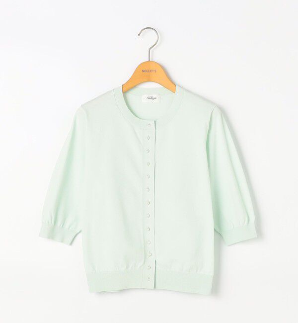 NOLLEY'S「《UVカット》コットンテックス6分袖カーディガン」|カーディガン|