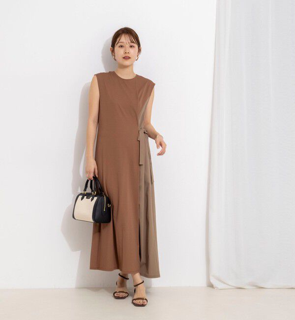 NOLLEY'S「ウォッシャブル布帛切り替えワンピース」|ワンピース|