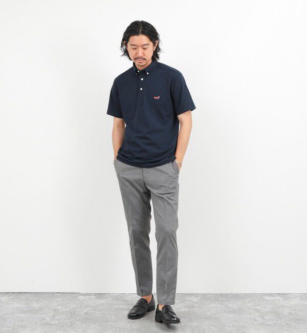 NOLLEY'S goodman「《ビジカジ対応》クジラ Polo ボタンダウンポロシャツ 26SS」|ポロシャツ|
