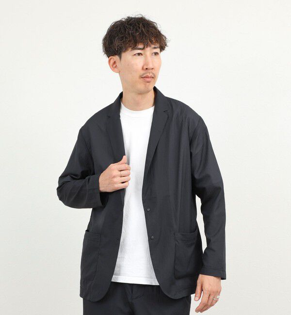NOLLEY'S goodman「《ビジカジ/セットアップ対応》軽量シアーリップストップ ジャケット 26SS」|テーラードジャケット|