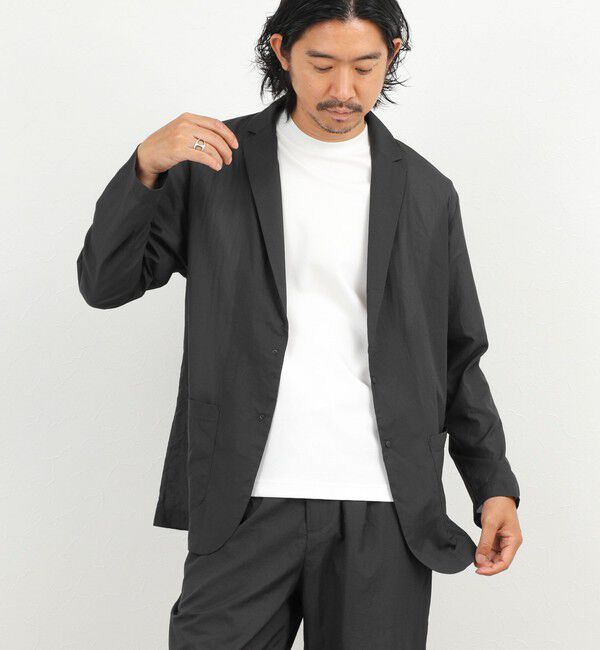 NOLLEY'S goodman「《ビジカジ/セットアップ対応》軽量シアーリップストップ ジャケット 26SS」|テーラードジャケット|