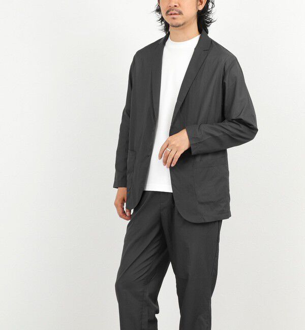 NOLLEY'S goodman「《ビジカジ/セットアップ対応》軽量シアーリップストップ ジャケット 26SS」|テーラードジャケット|