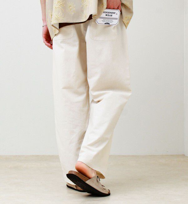 GLOSTER「【人気シリーズ/UNISEX/5色展開】TROPICAL GOODNESS イージーパンツ」|チノ|