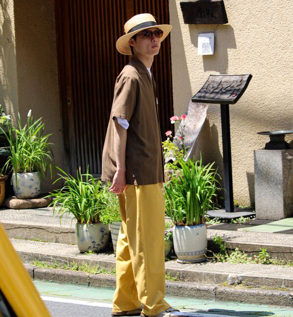 GLOSTER「【人気シリーズ/UNISEX/5色展開】TROPICAL GOODNESS イージーパンツ」|チノ|