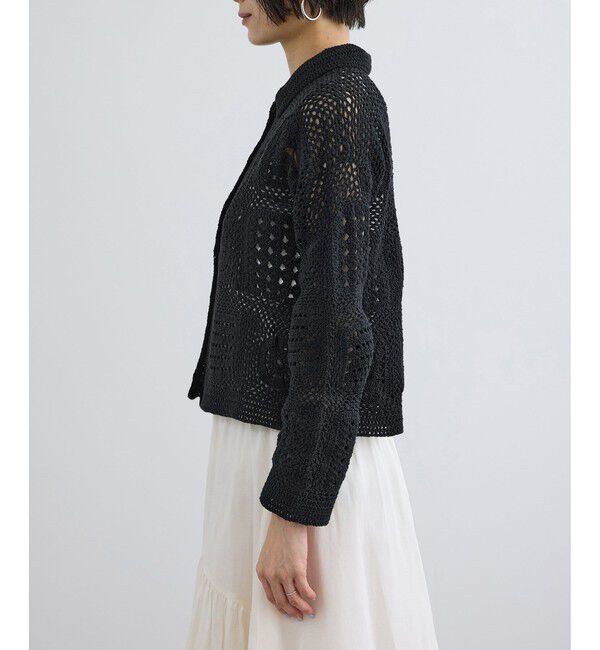 SALON adam et rope'「【WEB限定】ハンドクロシェカーディガン」|カーディガン|