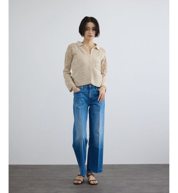 SALON adam et rope'「【WEB限定】ハンドクロシェカーディガン」|カーディガン|