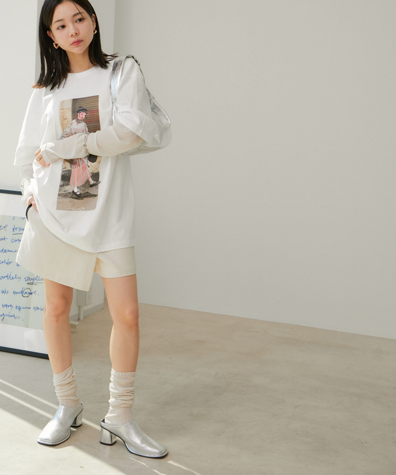 VIS「【tree13】アソートプリントTシャツ【洗える】」|Tシャツ・カットソー|