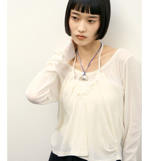 ADAM ET ROPE'「ホルターネックカットソー」|Tシャツ・カットソー|