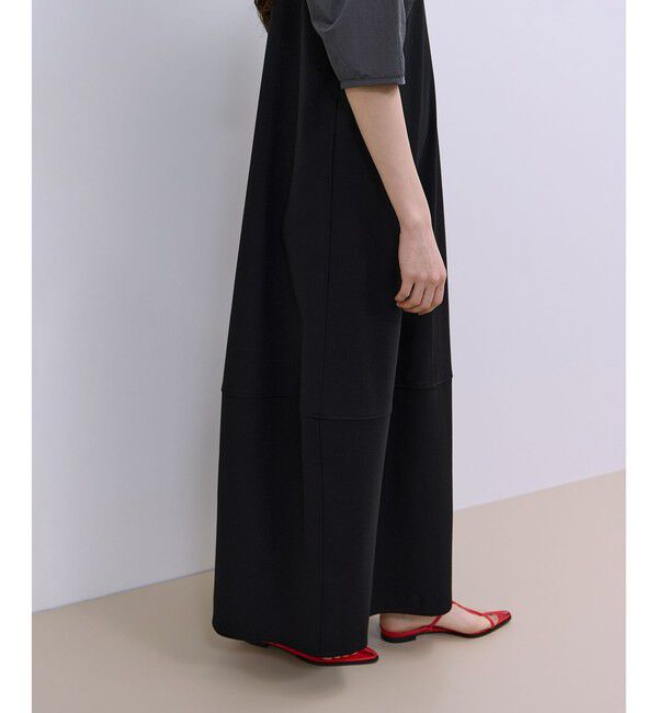 ADAM ET ROPE'「【WEB限定】ハーフZIPコクーンワンピース」|ワンピース|