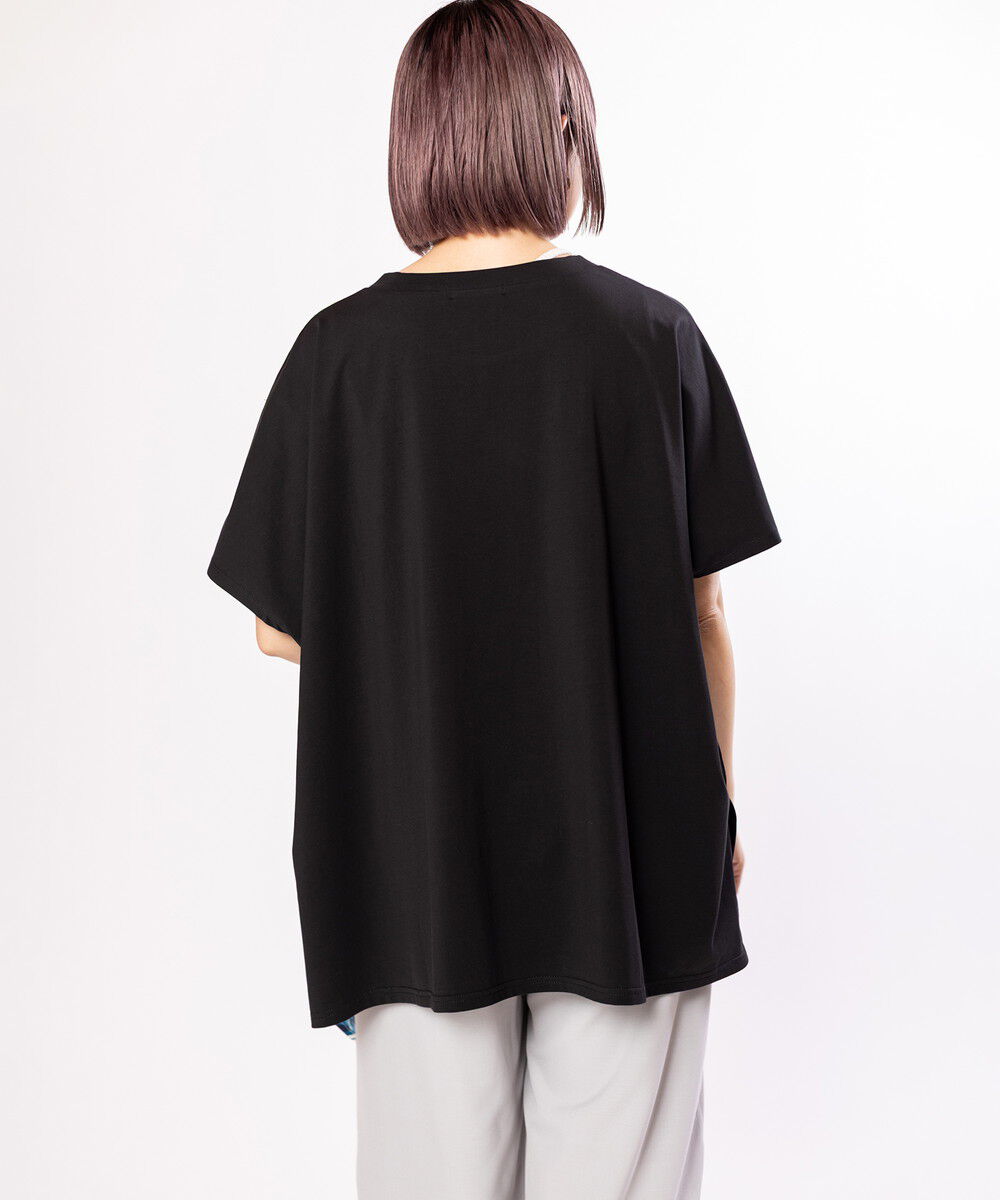  「プリント切替Tシャツ」|Tシャツ・カットソー|