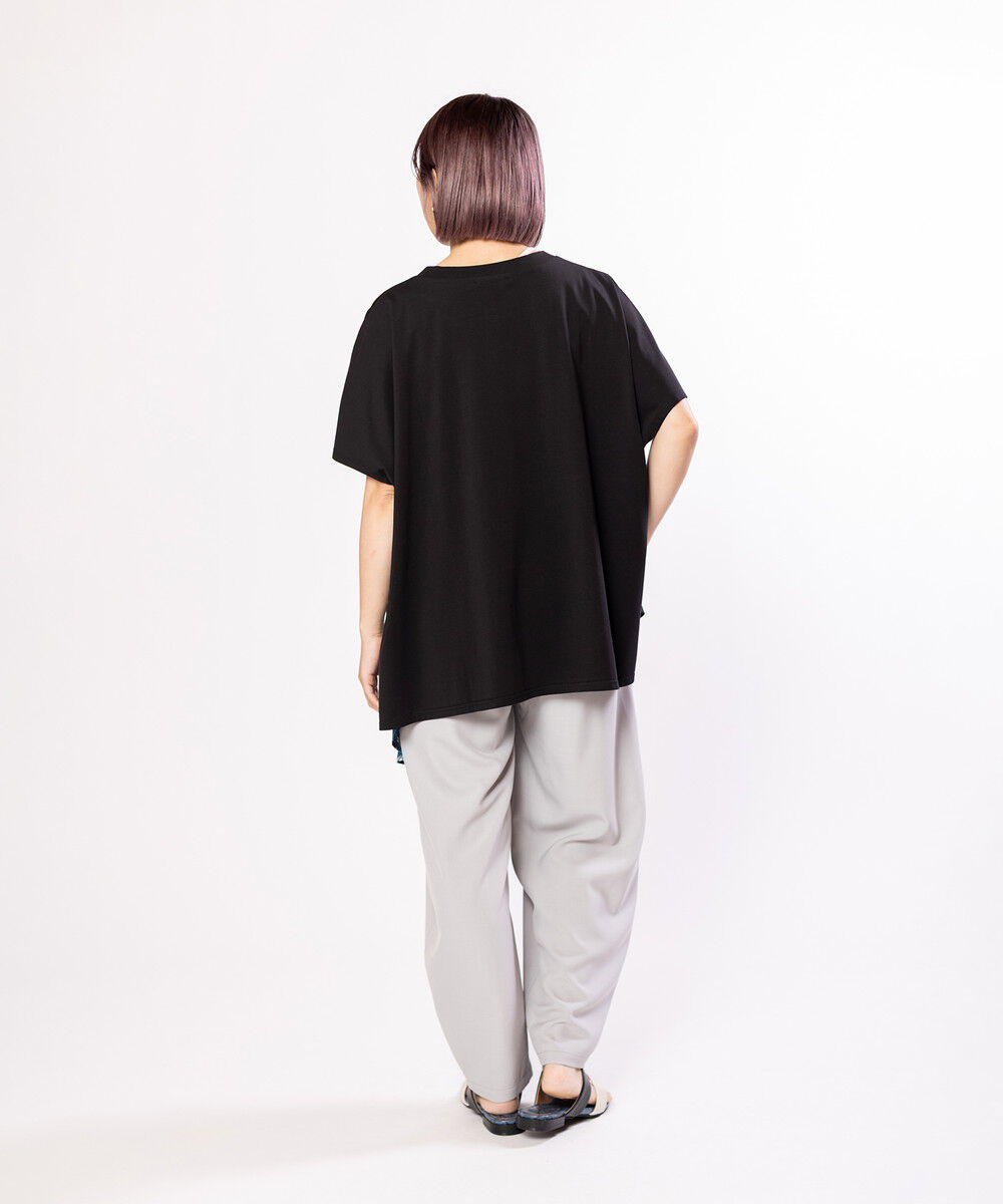  「プリント切替Tシャツ」|Tシャツ・カットソー|
