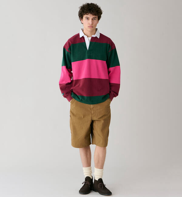  「BARBARIAN | 〈別注〉コットン フェードラグビーシャツ MEN」|Tシャツ・カットソー|