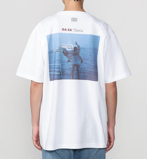  「TANGTANG | 半袖Tシャツ GASATANG ACARAXFAREWELLinblue MEN」|Tシャツ・カットソー|