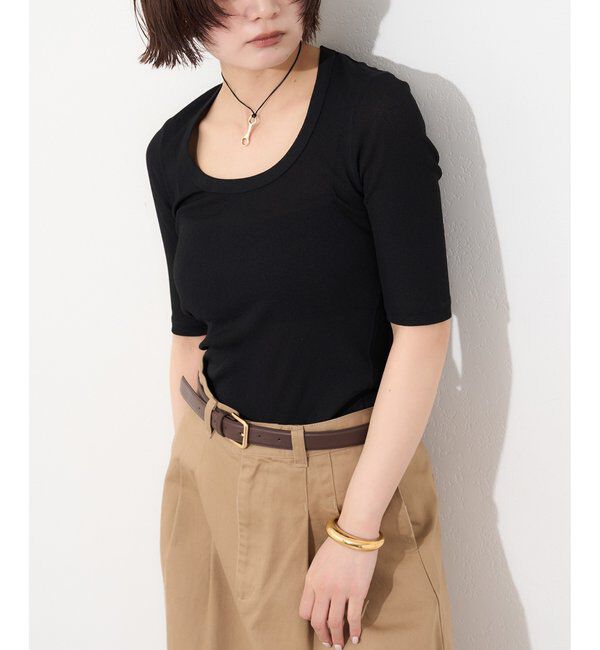  「【myporter】ラウンドネックドライフィットカットソー」|Tシャツ・カットソー|