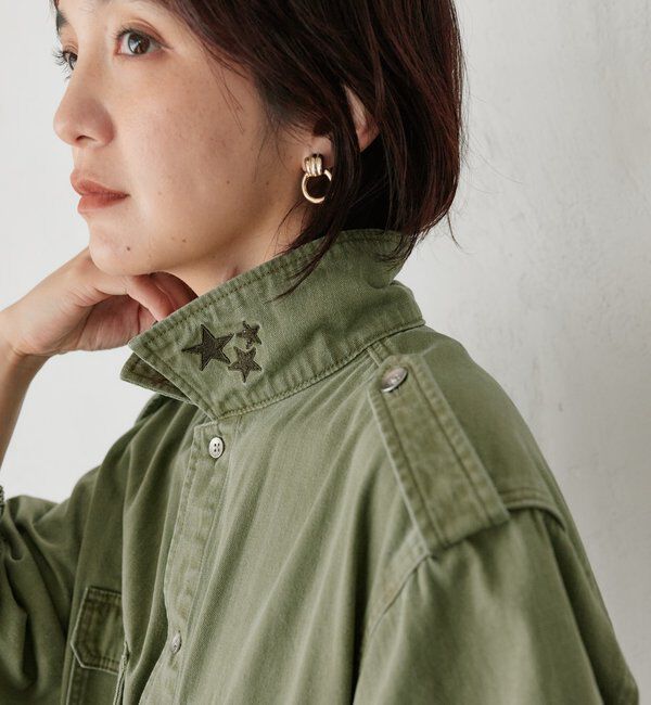  「【Yossshiiii企画】【A・MONN】バックロゴシャツワンピース」|ワンピース|