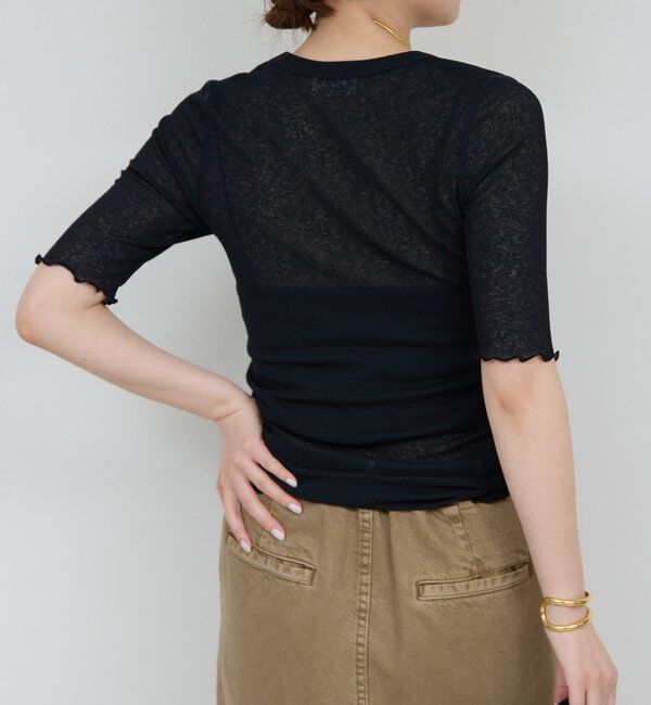  「【La nature linge】シアーワッフルTee」|Tシャツ・カットソー|