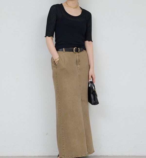  「【La nature linge】シアーワッフルTee」|Tシャツ・カットソー|
