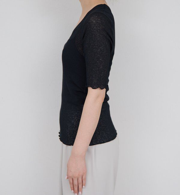  「【La nature linge】シアーワッフルTee」|Tシャツ・カットソー|