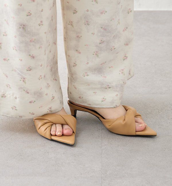  「結び目ヒールサンダル」|その他|