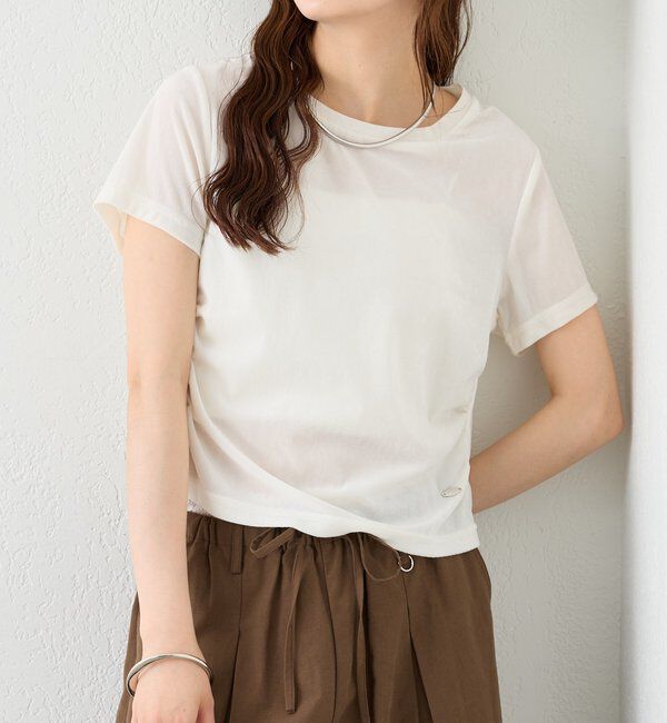  「【BLK/WEB限定カラー】ベロアTシャツ」|Tシャツ・カットソー|