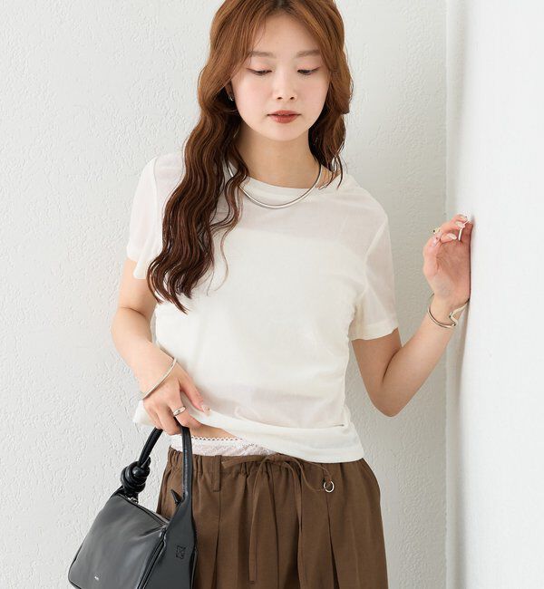  「【BLK/WEB限定カラー】ベロアTシャツ」|Tシャツ・カットソー|