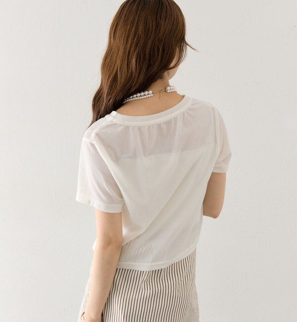  「【BLK/WEB限定カラー】ベロアTシャツ」|Tシャツ・カットソー|