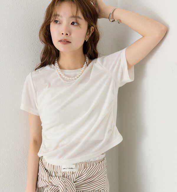  「【BLK/WEB限定カラー】ベロアTシャツ」|Tシャツ・カットソー|