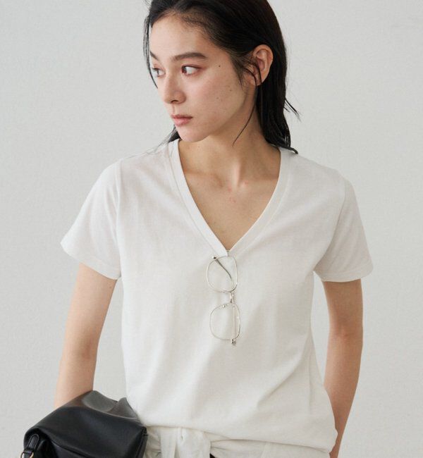  「ディープVカットソー」|Tシャツ・カットソー|