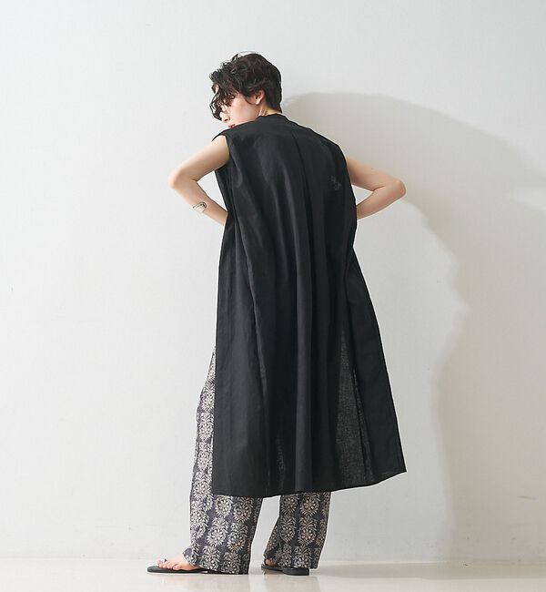 collex「タックショルダーリネンコットンワンピース」|ワンピース|