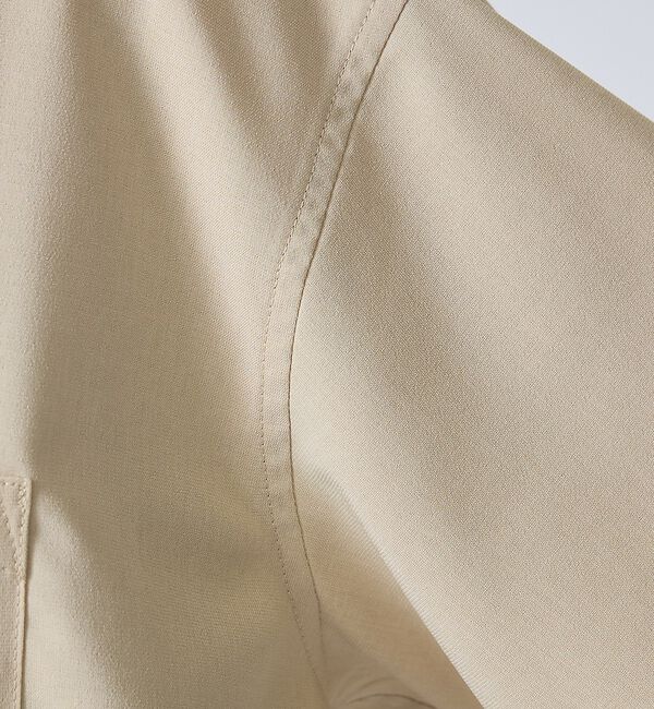 ABAHOUSE「【FORTUNA/フォルトゥナ】ECOTECOpenCollarShirts/エ」|シャツ・ブラウス|ベージュ
