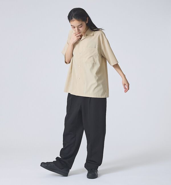 ABAHOUSE「【FORTUNA/フォルトゥナ】ECOTECOpenCollarShirts/エ」|シャツ・ブラウス|