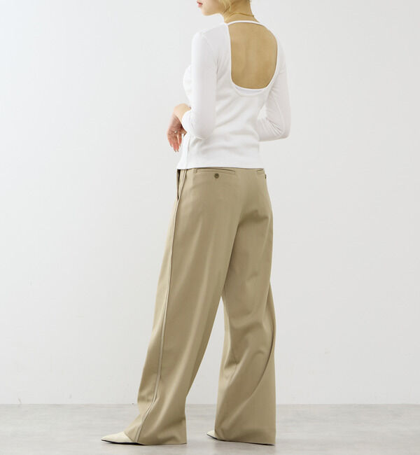 SOFFITTO「【GREEN BUTTER/グリーンバター】Three-quarter Sleeve Tee」|Tシャツ・カットソー|