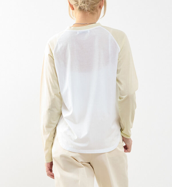 SOFFITTO「【A_/エース】カーブヘムベースボールTシャツ」|Tシャツ・カットソー|