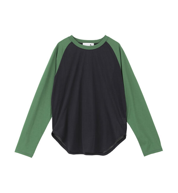 SOFFITTO「【A_/エース】カーブヘムベースボールTシャツ」|Tシャツ・カットソー|
