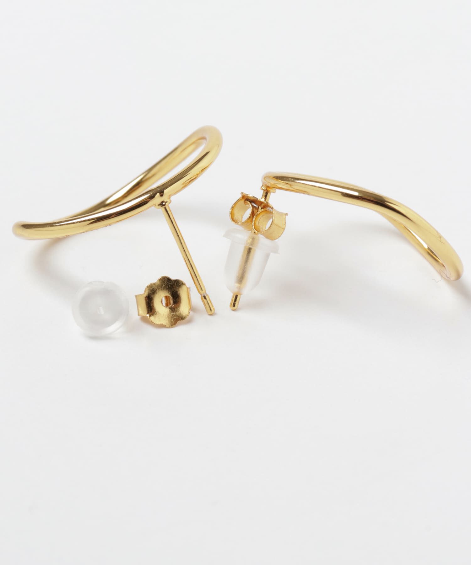 SMELLY「SMELLY so&rsquo;　curved circle pierce」|ピアス|